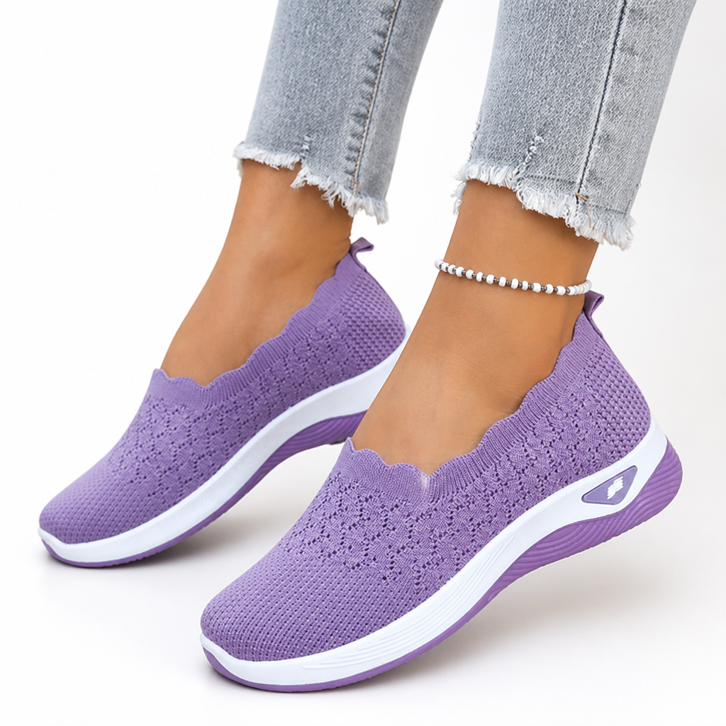 Brezza sneaker donna traspirante, ideale per lunghe camminate e stare in piedi