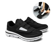 Ciro scarpe comfort uomo pianta larga colore nero vista frontale