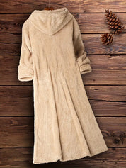 Eugenia | Casual Confortevole Abito Midi con Cappuccio