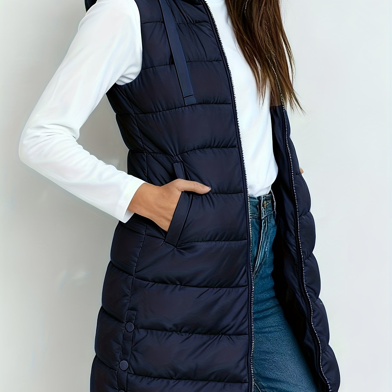 Federica | Leggera Elegante Giacca con Cappuccio Mezza Stagione