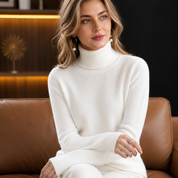 Aurelia Maglione Dolcevita Donna in Cashmere | Maglia Morbida e Calda