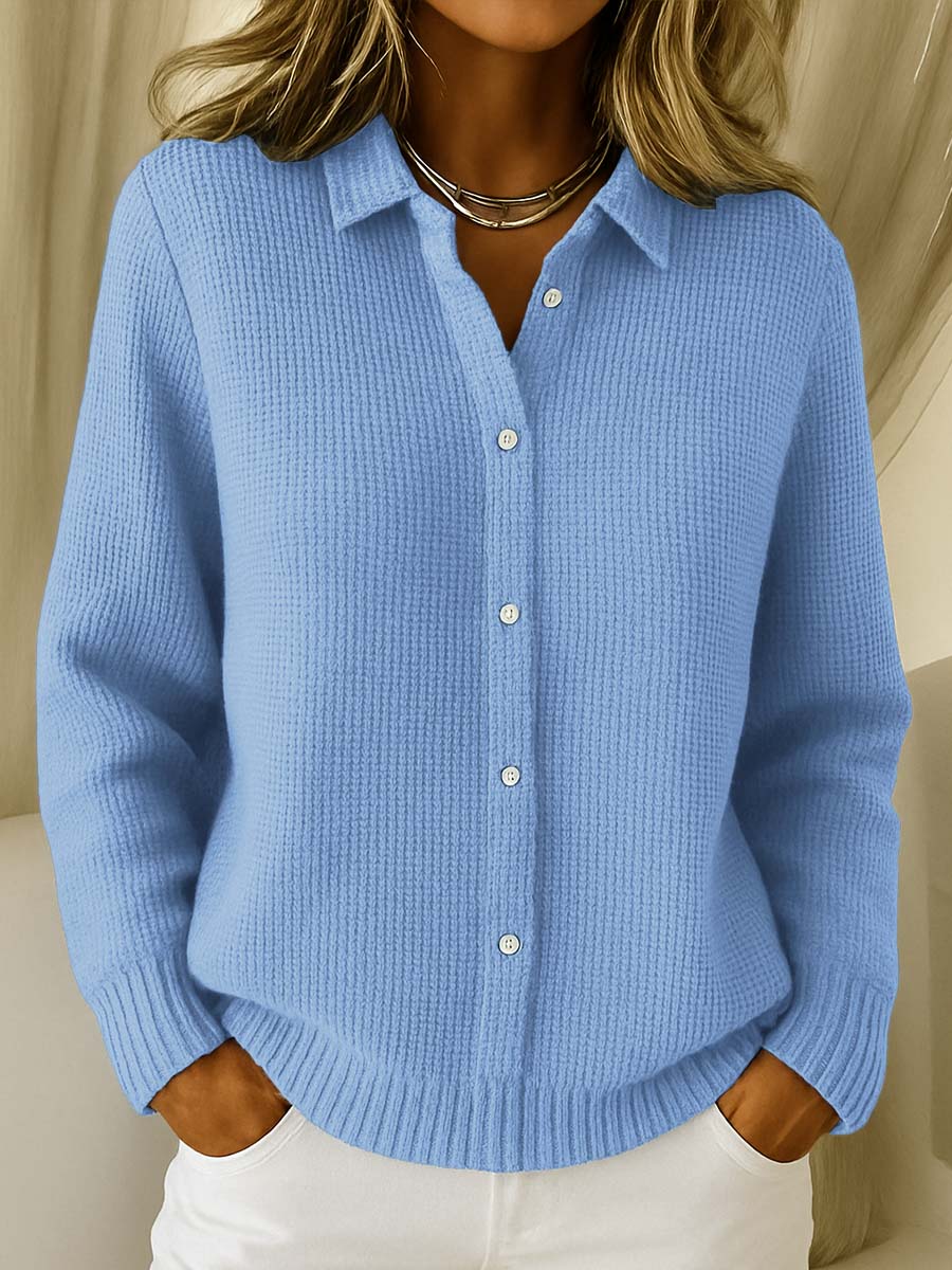 Emanuela | Classico Elegante Cardigan con Bottoni
