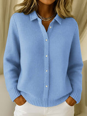 Emanuela | Classico Elegante Cardigan con Bottoni