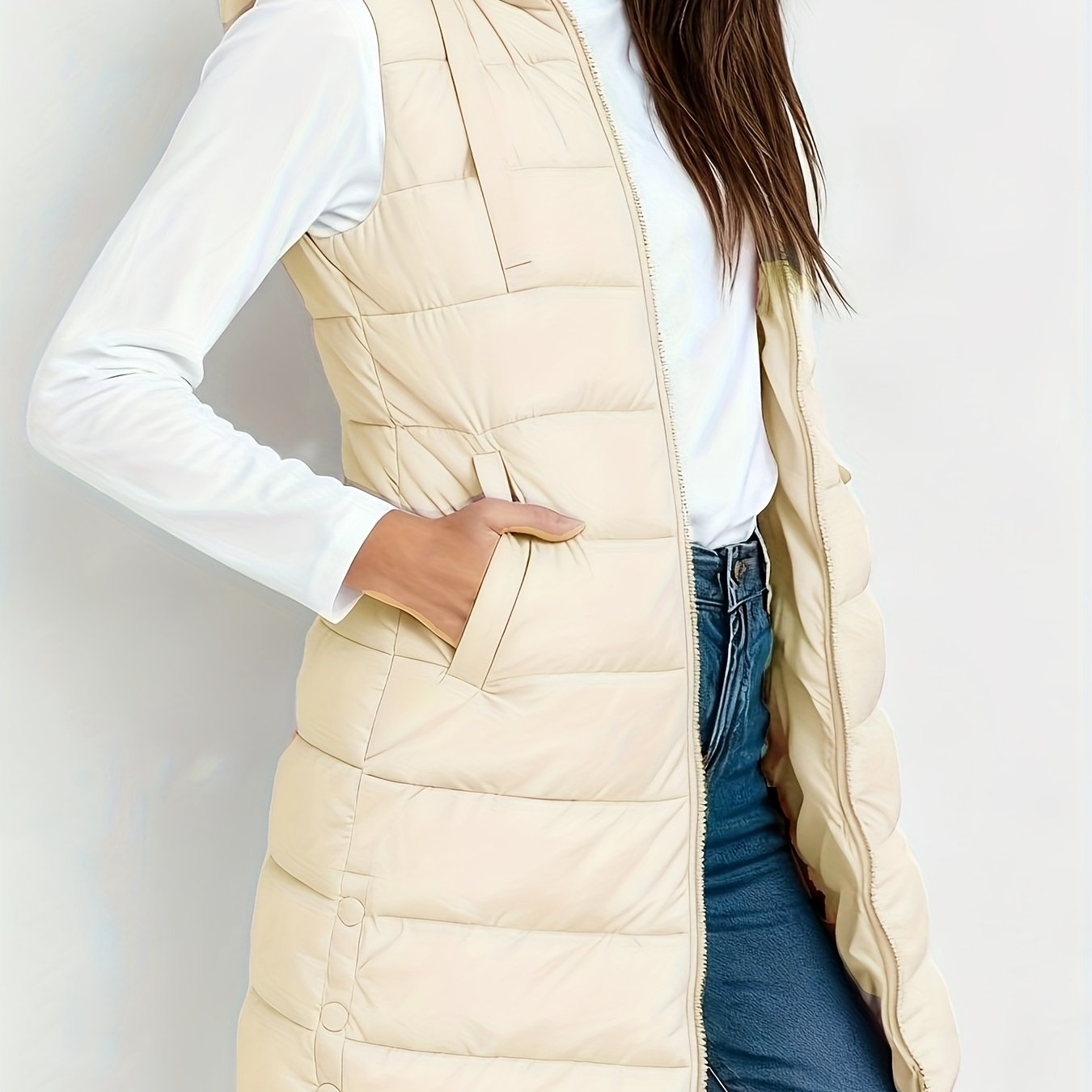 Federica | Leggera Elegante Giacca con Cappuccio Mezza Stagione