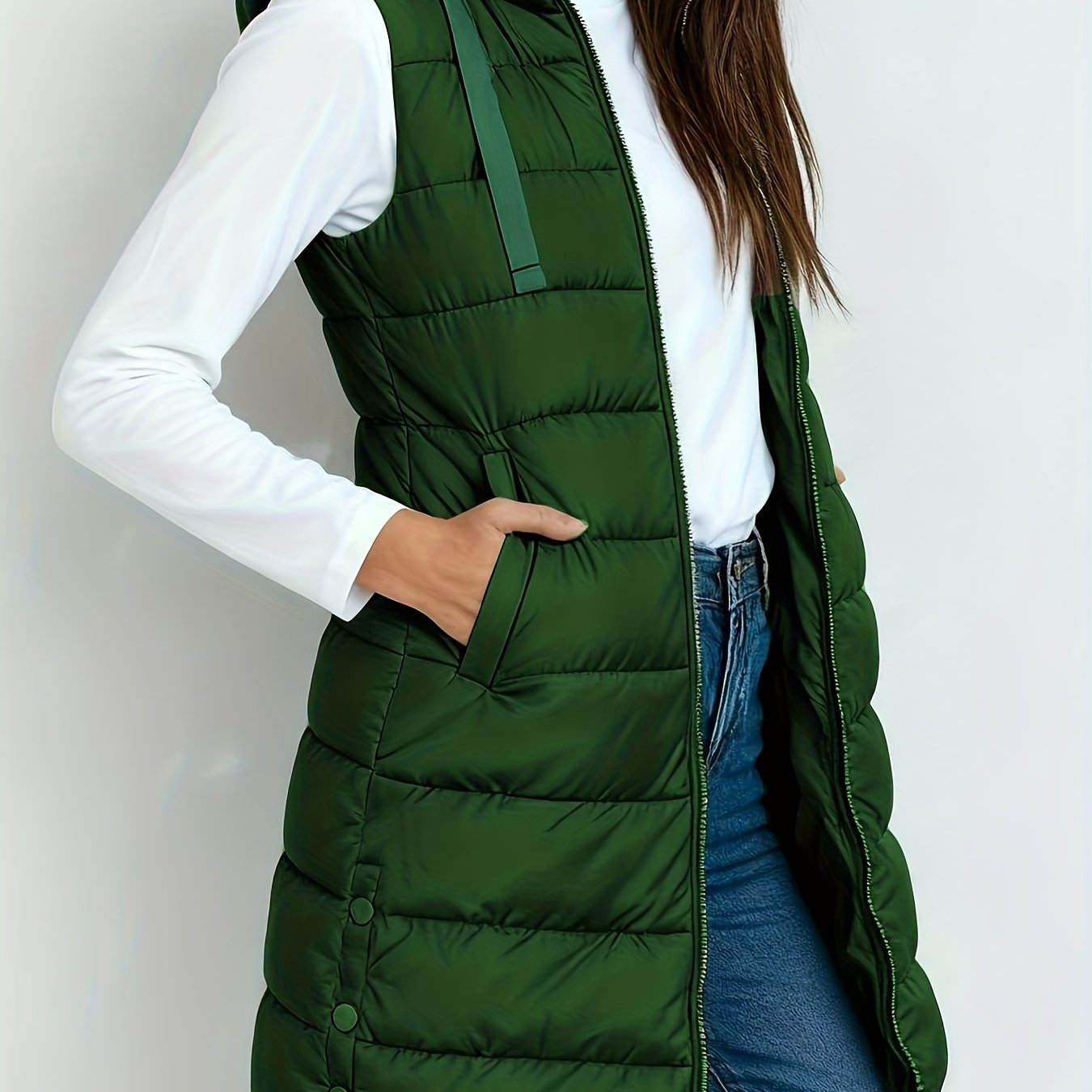 Federica | Leggera Elegante Giacca con Cappuccio Mezza Stagione