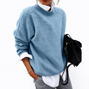 Celestine Maglione Girocollo Donna in Cashmere | Maglia Morbida ed Elegante