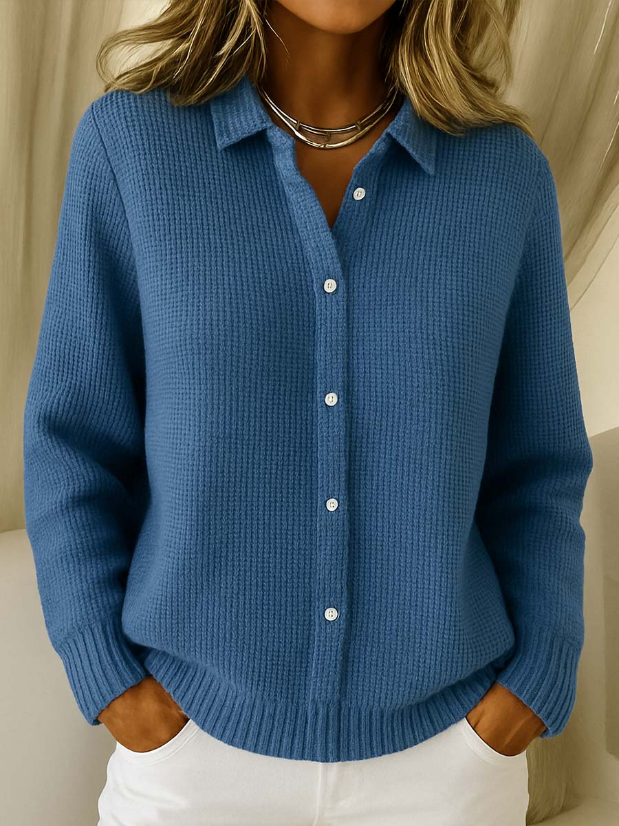 Emanuela | Classico Elegante Cardigan con Bottoni