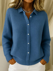 Emanuela | Classico Elegante Cardigan con Bottoni