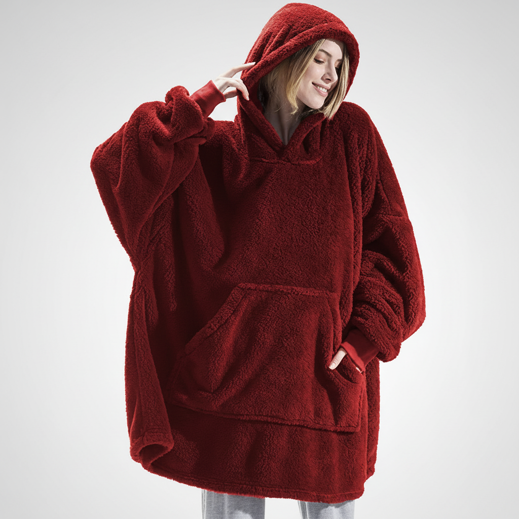 Felpa oversize verde oliva da donna ideale per l'autunno e l'inverno