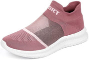 Coppia di sneakers uomo senza lacci Grenio nere e rosa a confronto