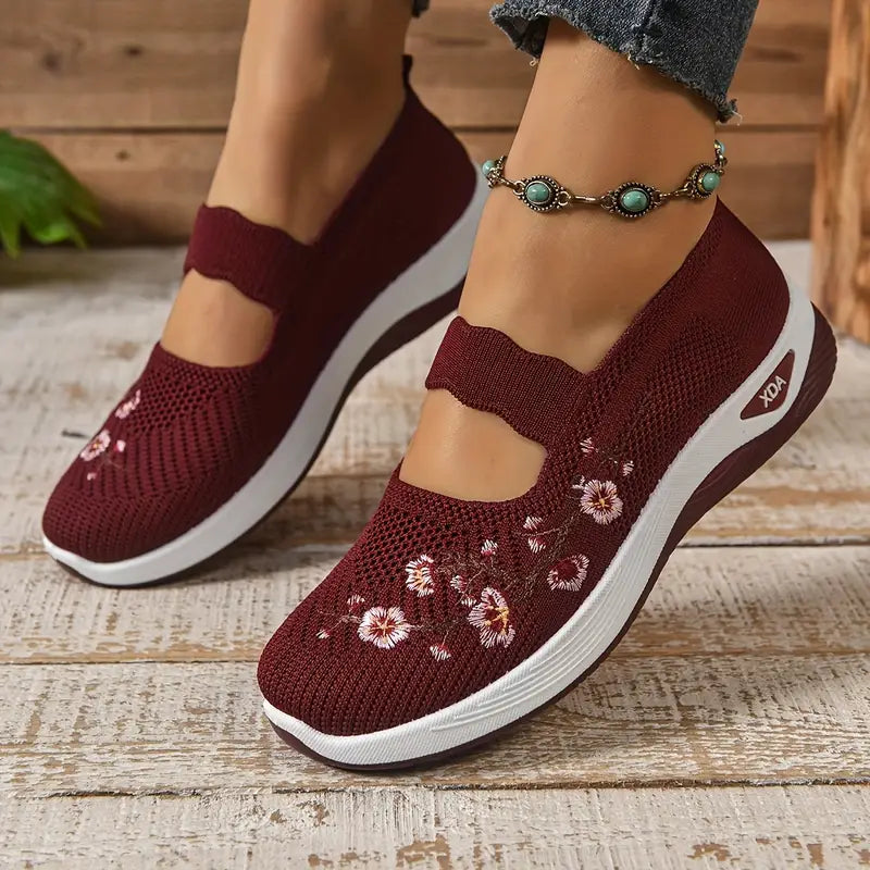 Scarpe donna Lena rosse ideali per giornate lunghe
