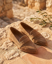Nadia loafers ortopedici neri in camoscio morbido per donna