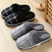 Pantofole invernali in cotone con suola antiscivolo TPR