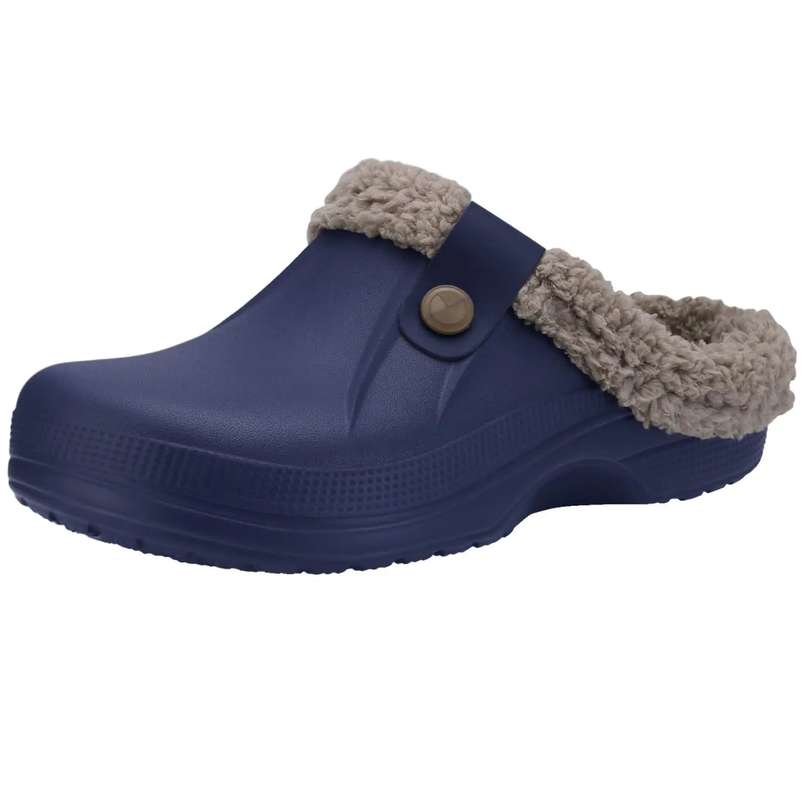 Pantofole invernali Tobia colore grigio abbinate a pigiama casual