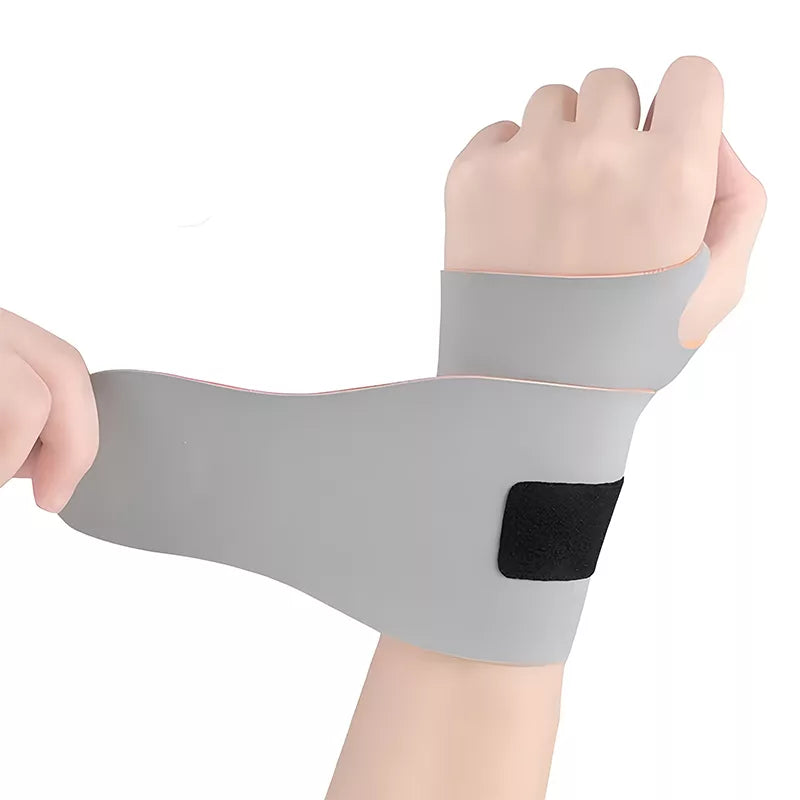 Polsiera regolabile ultra-sottile con chiusura in velcro per supporto e stabilità del polso