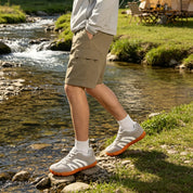 Rovik sneakers grigie con silhouette bassa versatile