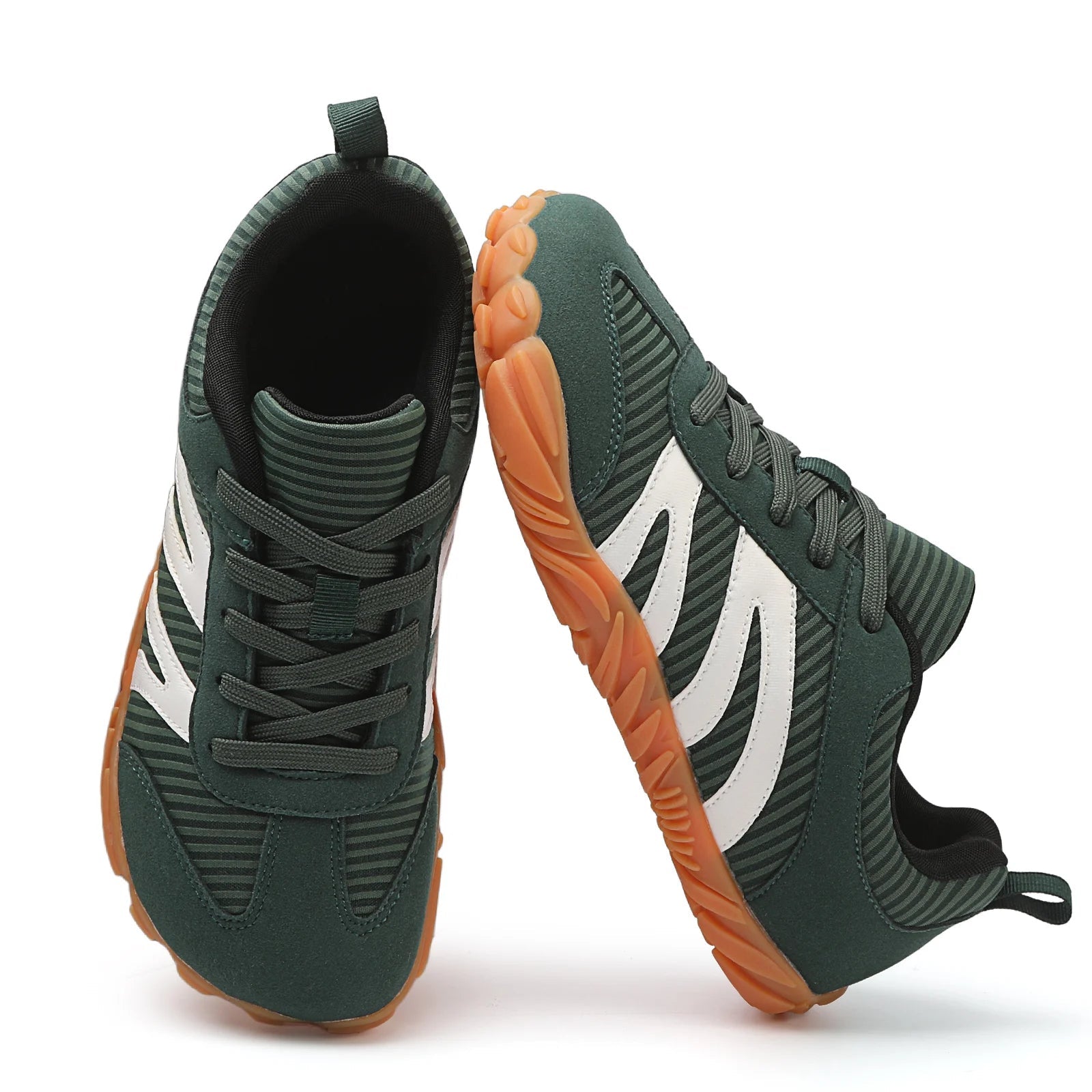 Rovik sneakers grigie con suola profilata robusta