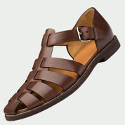Dettaglio cinturini regolabili sandali gladiatore uomo Owen™