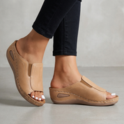 Amara sandali slip-on ortopedici da donna vista frontale