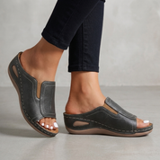 Amara sandali slip-on donna colore nero per uso quotidiano