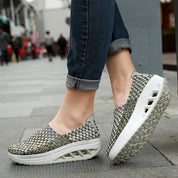 Scarpe da ginnastica da donna Nova in verde con suola speciale e supporto comfort