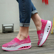 Scarpe Nova color corallo per donna con imbottitura di supporto integrata