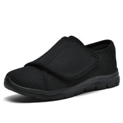 Interno morbido traspirante scarpe ortopediche piedi gonfi colore nero