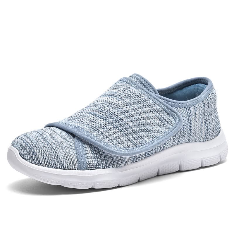 Chiusura velcro regolabile scarpe larghe donna per edema colore beige