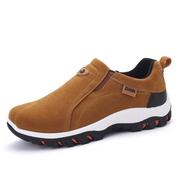 Calmiro scarpe slip-on ortopediche da uomo colore marrone casual
