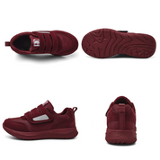 Confronto tra scarpe ortopediche Marco nere e rosse affiancate