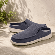 Scarpe slip-on uomo beige e grigie – design leggero e flessibile per uso quotidiano