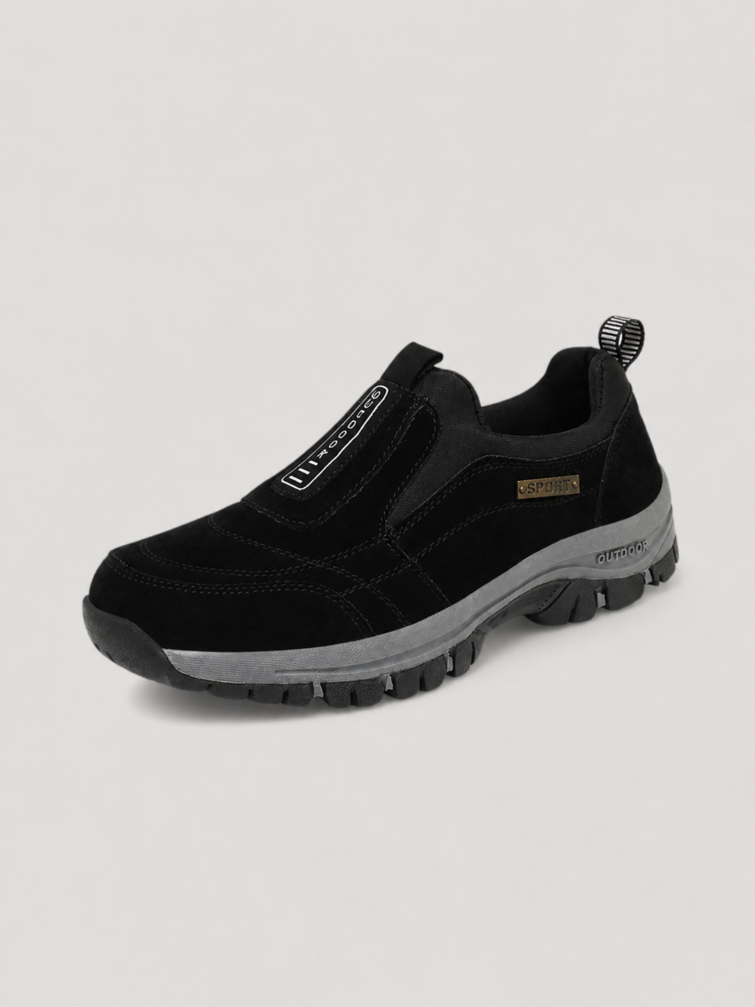 Dettaglio suola robusta scarpe da camminata uomo per outdoor