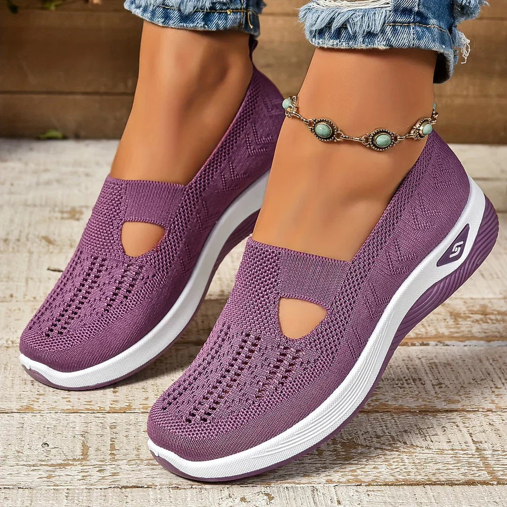Seren sneakers donna comfort con supporto plantare su sfondo bianco