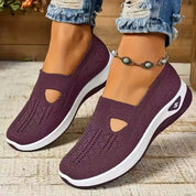 Sneakers Seren donna colore rosso su sfondo neutro
