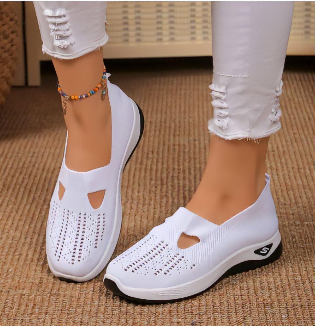 Vista posteriore sneakers Seren donna design classico
