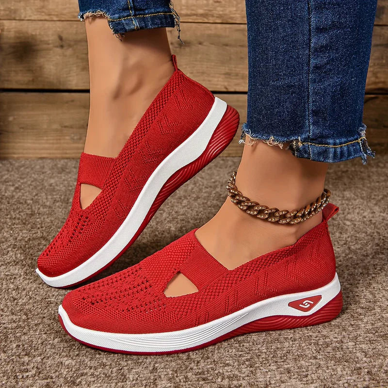 Sneakers Seren donna colore nero vista frontale