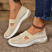 Sneakers comfort donna Seren verde dettaglio tomaia