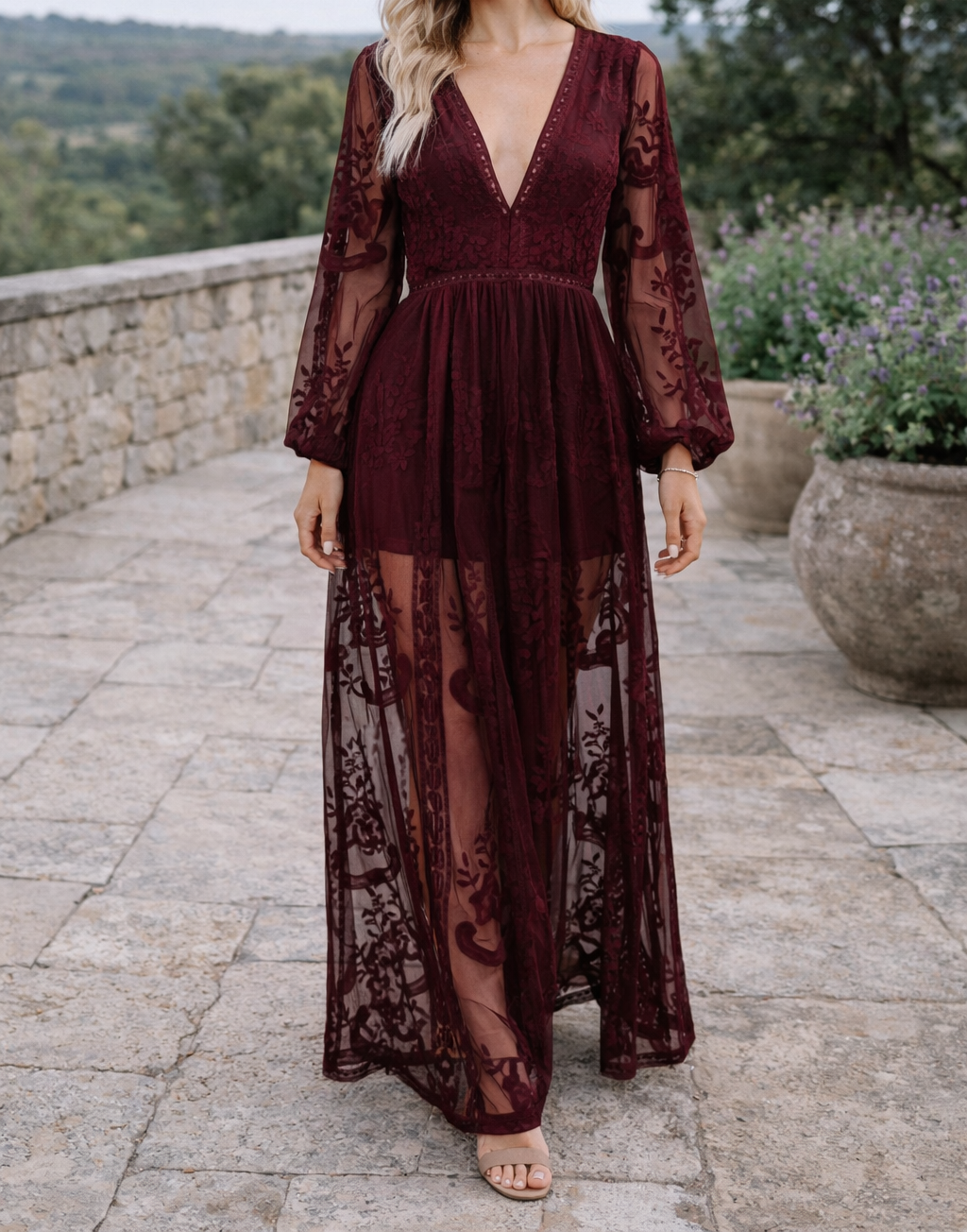 Maxi dress boemo da donna ideale per primavera estate e occasioni speciali