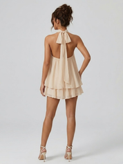 Serena mini dress estivo donna in tessuto leggero e fluido