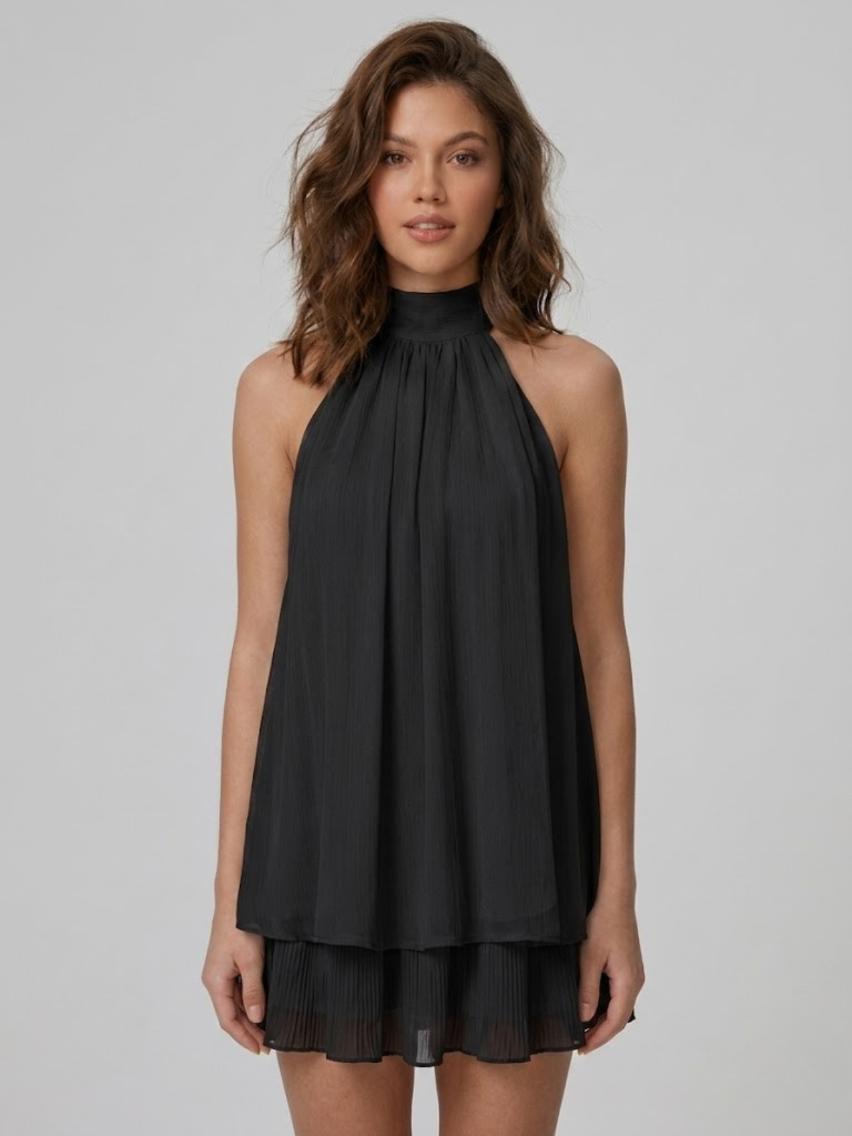 Mini dress estivo donna schiena scoperta per look chic e spensierato