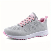 Design leggero e traspirante delle sneaker ortopediche grigie unisex