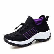 Sneakers traspiranti donna con design elastico facile da indossare