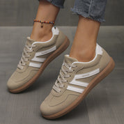 Sneakers khaki ortopediche donna ideali per fascite plantare