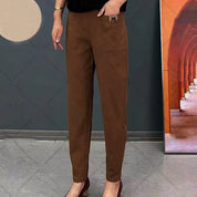 Paolina | Eleganti Pantaloni Elasticizzati in Cotone