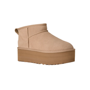 Interno fodera ultra-morbida stivaletti donna sheepskin platform