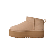 Stivaletti donna platform EU 35 colore castagna sheepskin