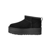 Stivaletti platform donna sheepskin indossati outfit casual invernale
