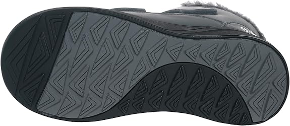 Boots invernali da uomo blu navy con velcro regolabile