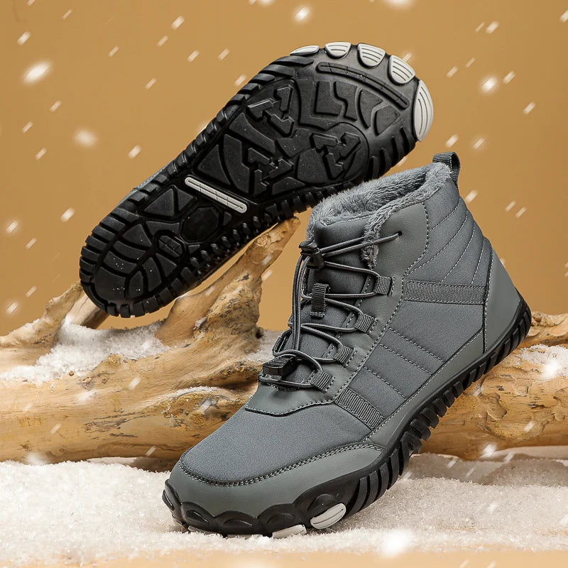 Dettaglio collare imbottito delle scarpe invernali Torvyn da uomo