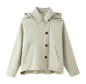 Trench coat impermeabile donna Mirela bordeaux vista posteriore